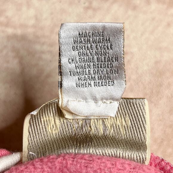 Vintage Y2K Studio Works Pink Embroidered Floral Heart Crewneck Sweatshirt - Picture 5 of 8